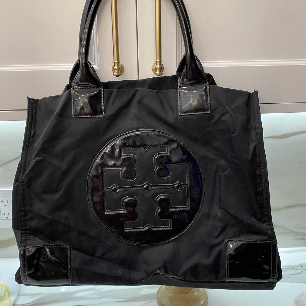 Tory Burch Ella Tote Bag Black
